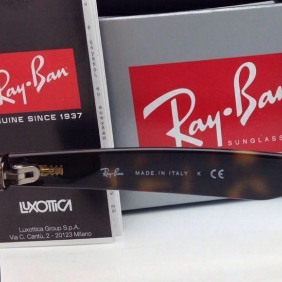 LIKE NEW RayBan Wayfarer RB2140 Tortoise Brown - Picture 9 of 16